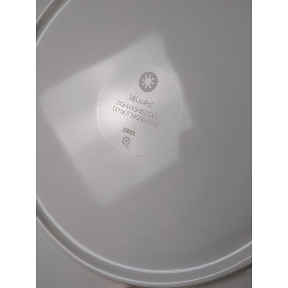 Set Of 5 Melamine Plastic Plates, Summer Collection, Target Brand - Picture 5 of 6